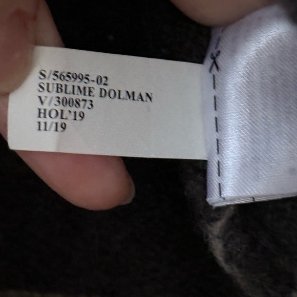 Banana Republic Merino Wool Blend Sweater Dolman Sleeve M Chocolate Stripe Yak - Picture 10 of 10